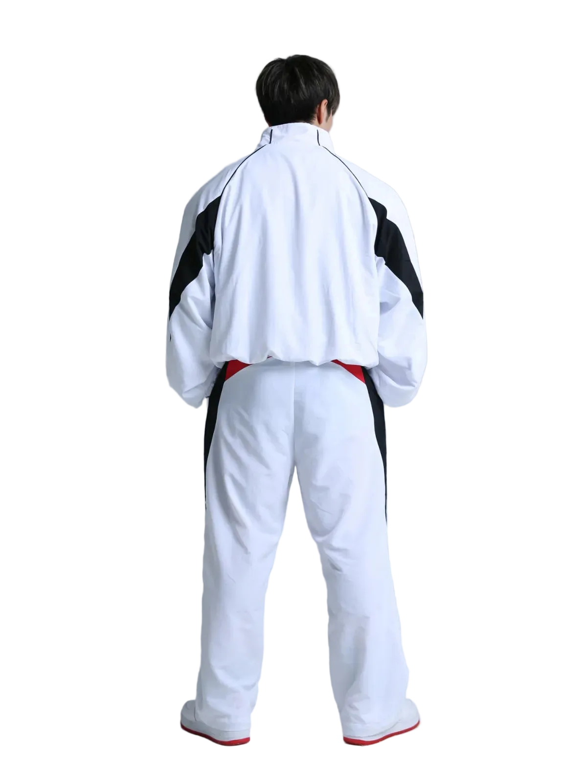 TRACK PANTS WEDGE WHITE