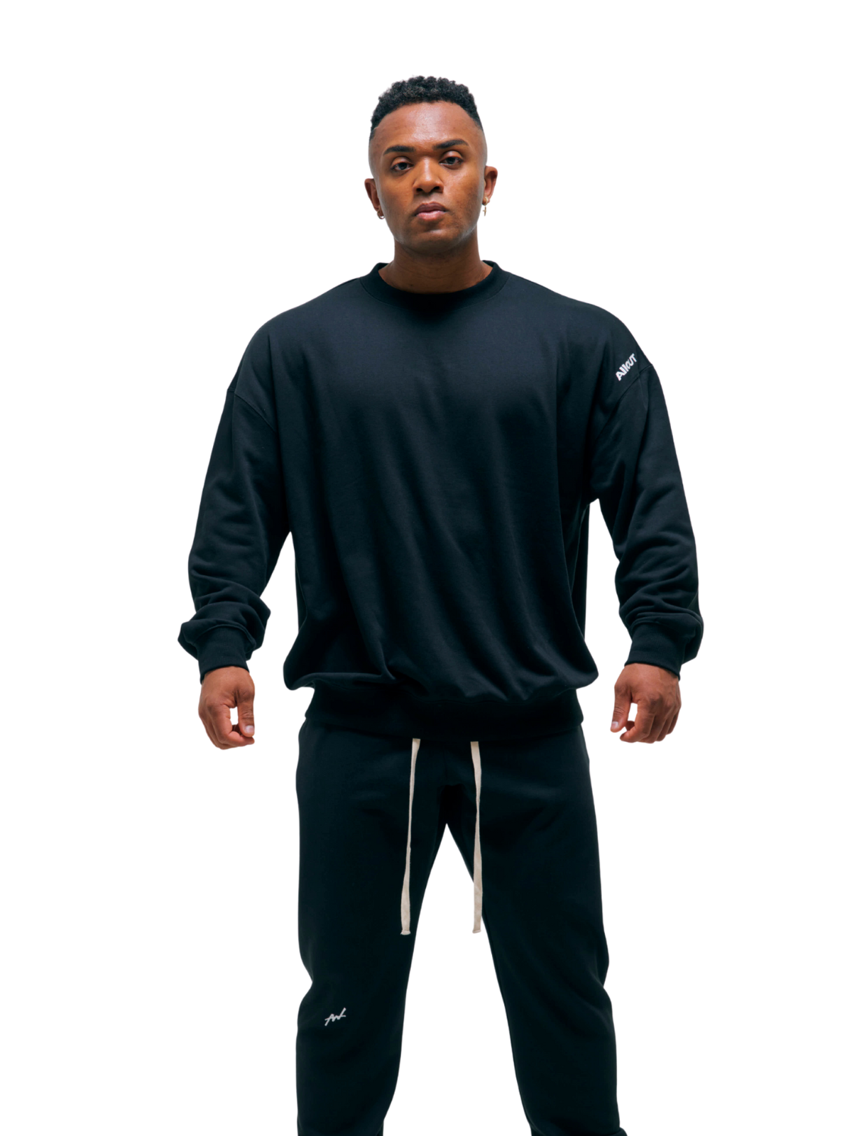 SWEAT SHIRT BIG LOGO(BLACK)