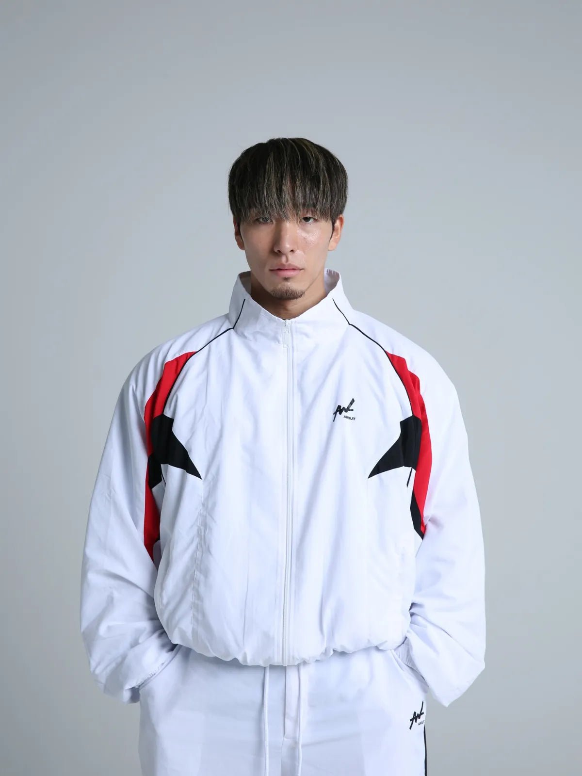 TRACK JACKET WEDGE WHITE