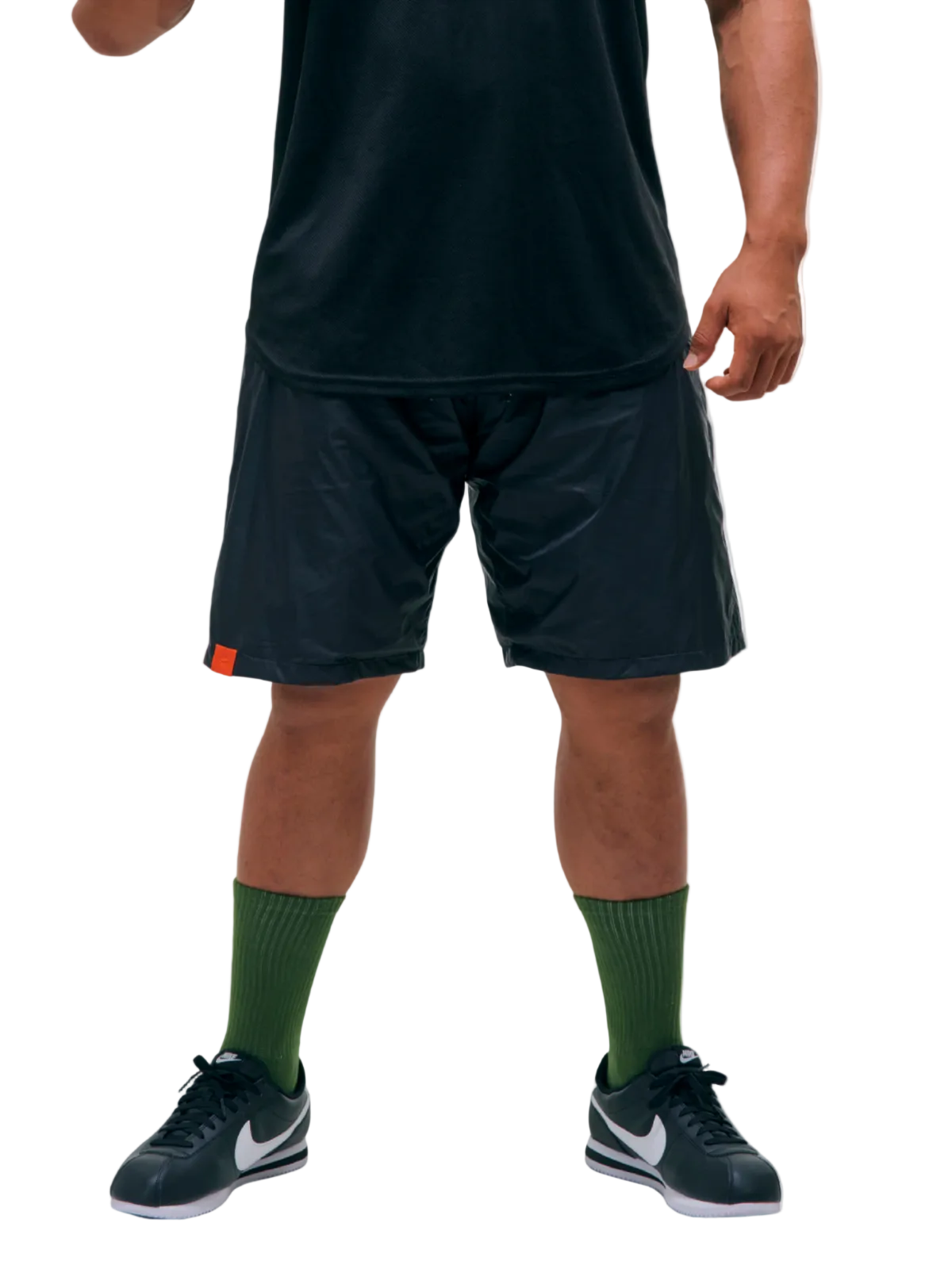 EASY SHORTS Orange label (BLACK)