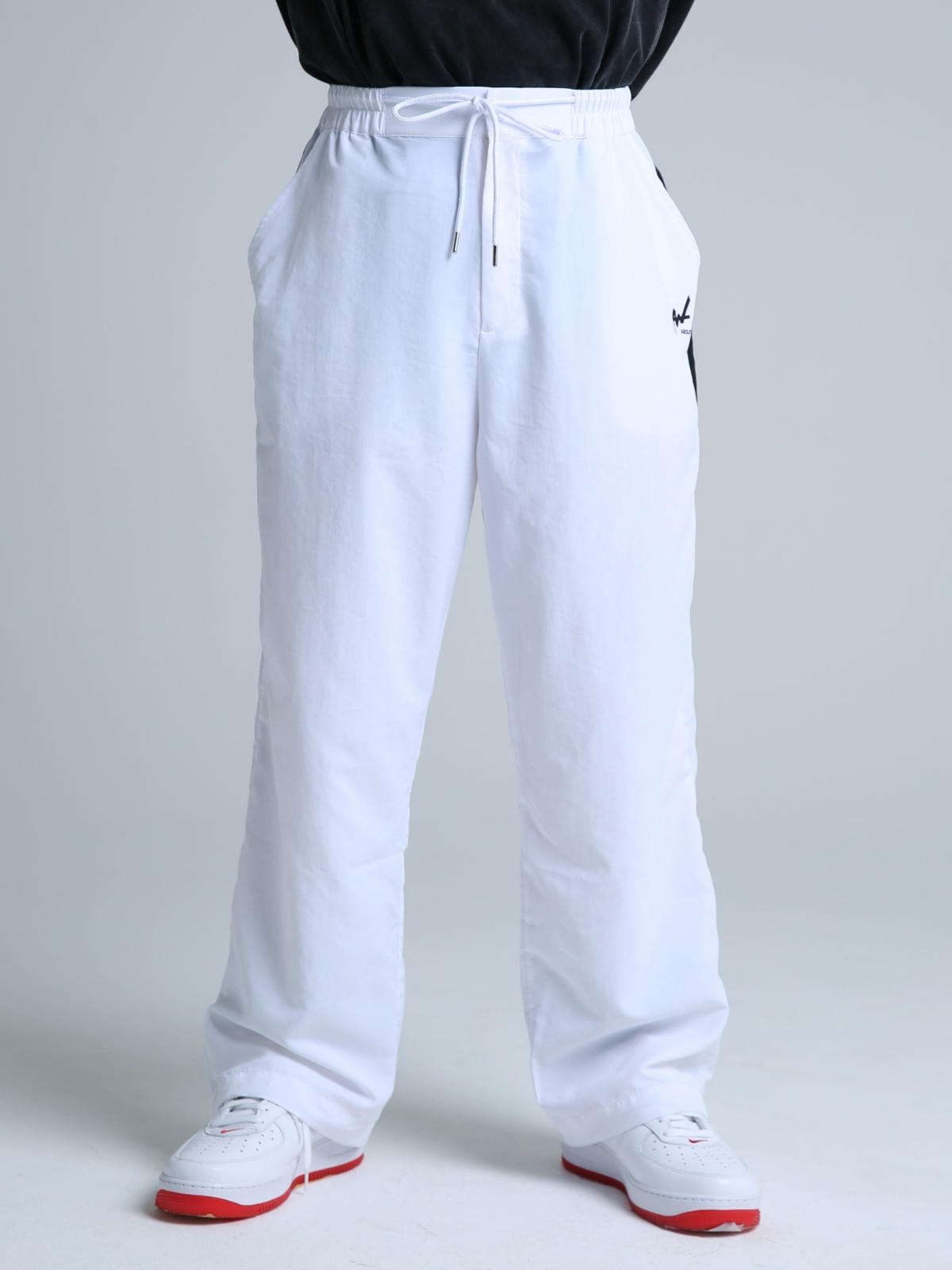 TRACK PANTS WEDGE WHITE