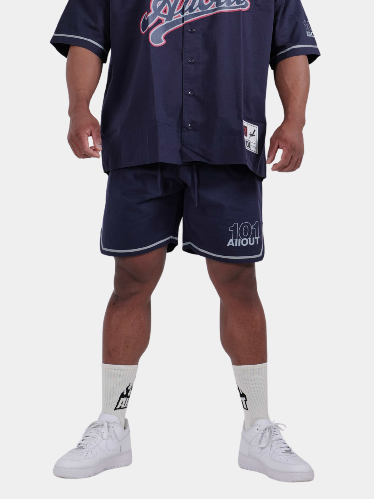 BASEBALL SHORT PANTS NAVY TWILL