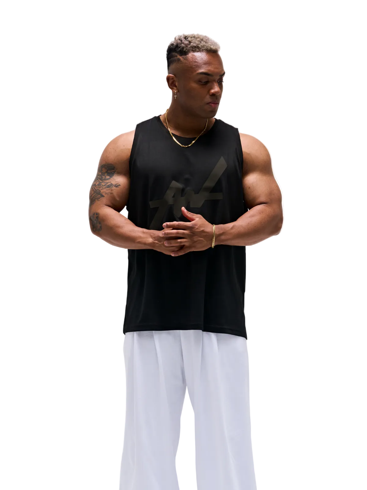 NO SLEEVE BIG LOGO (BLACK)