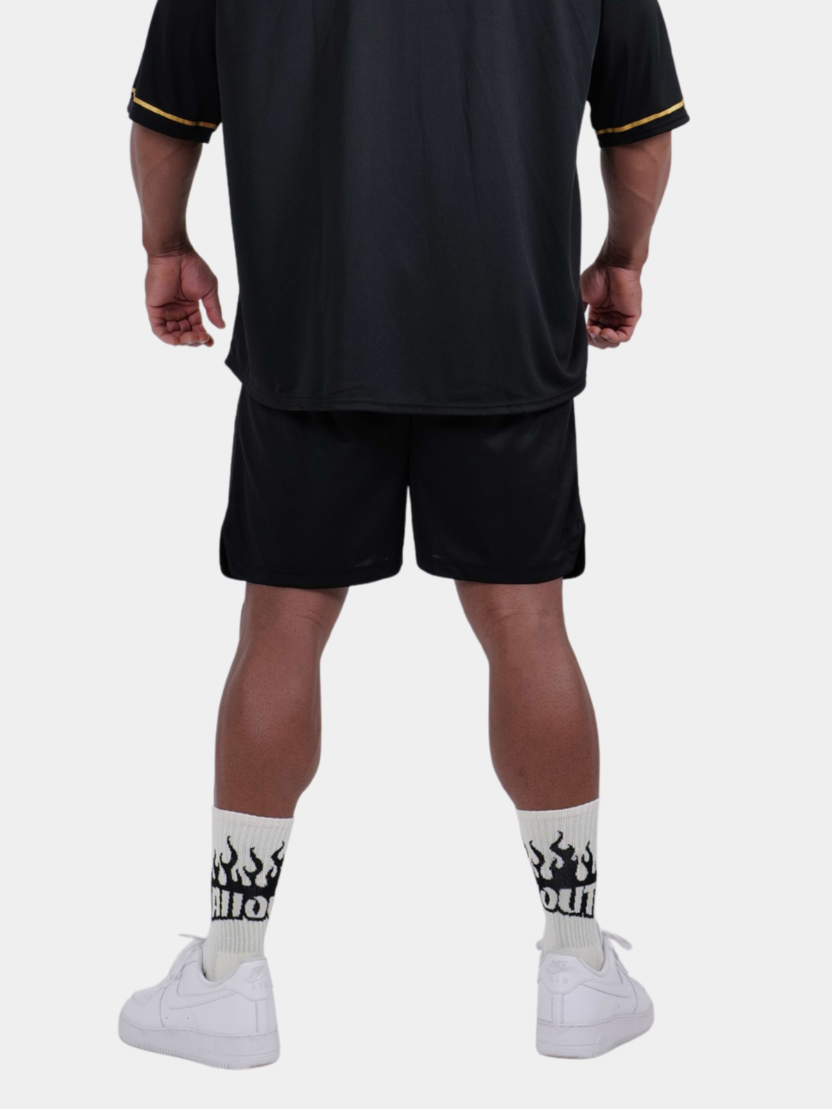 GAME SHORTS BLACK×GOLD