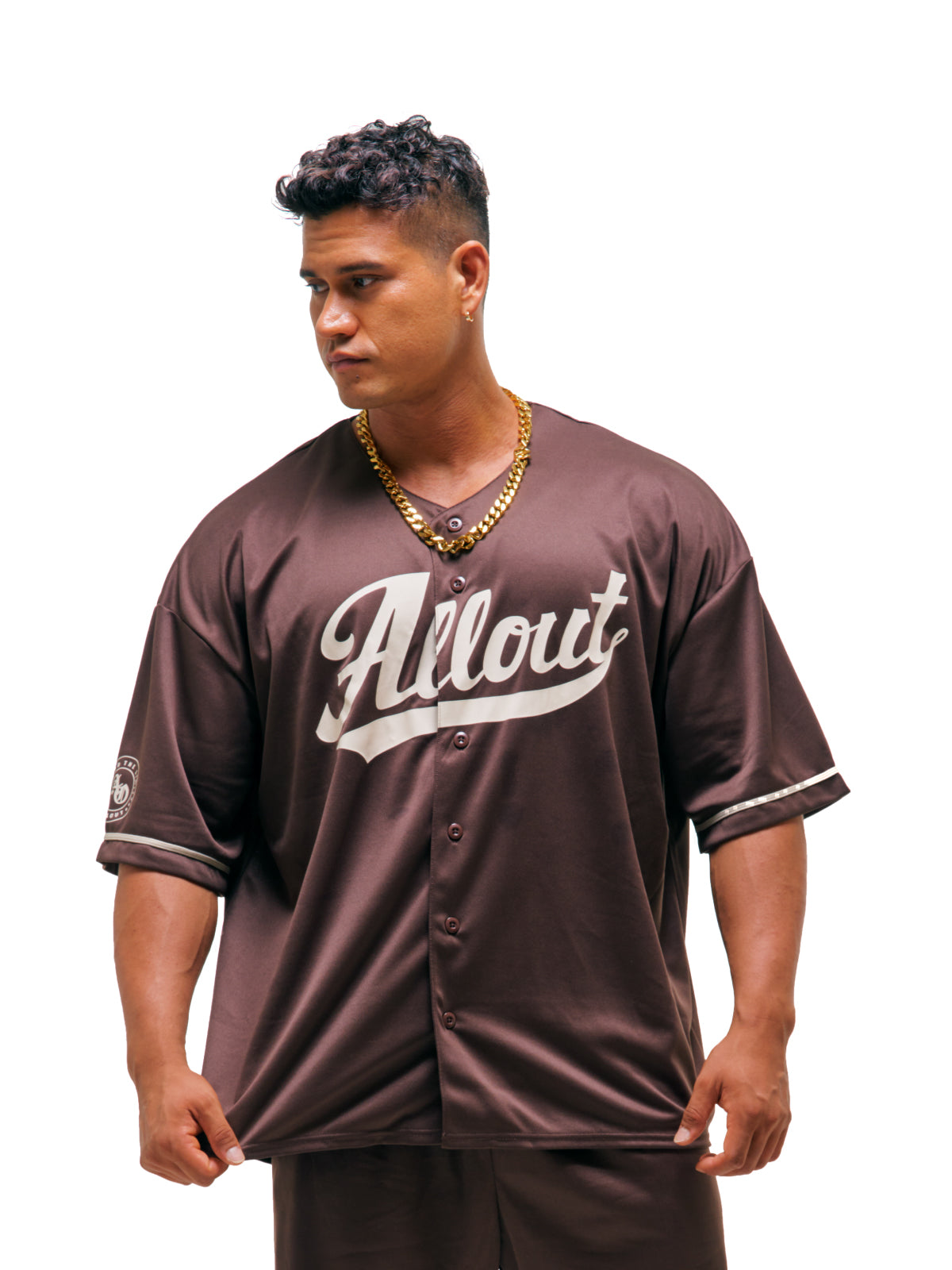 Baseball shirt (brown)