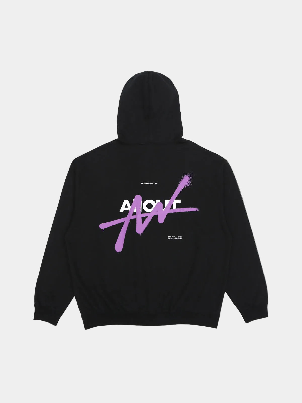 SWEAT HOODIE SPRAY (BLACK)