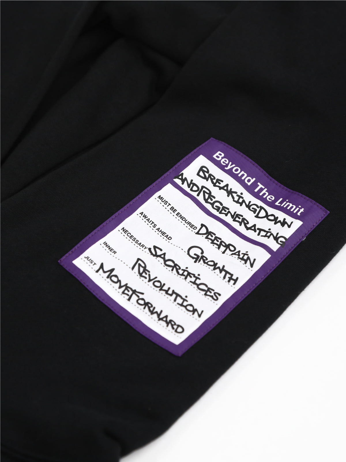 SWEAT HOODIE SPRAY(BLACK)