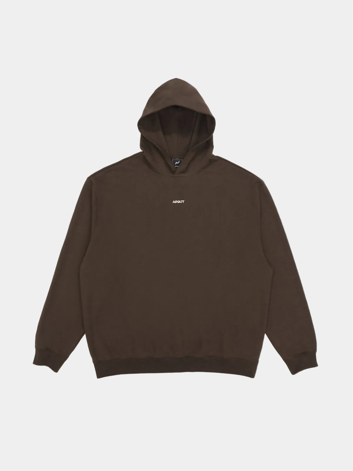 SPRAY SWEAT HOODIE (BROWN)