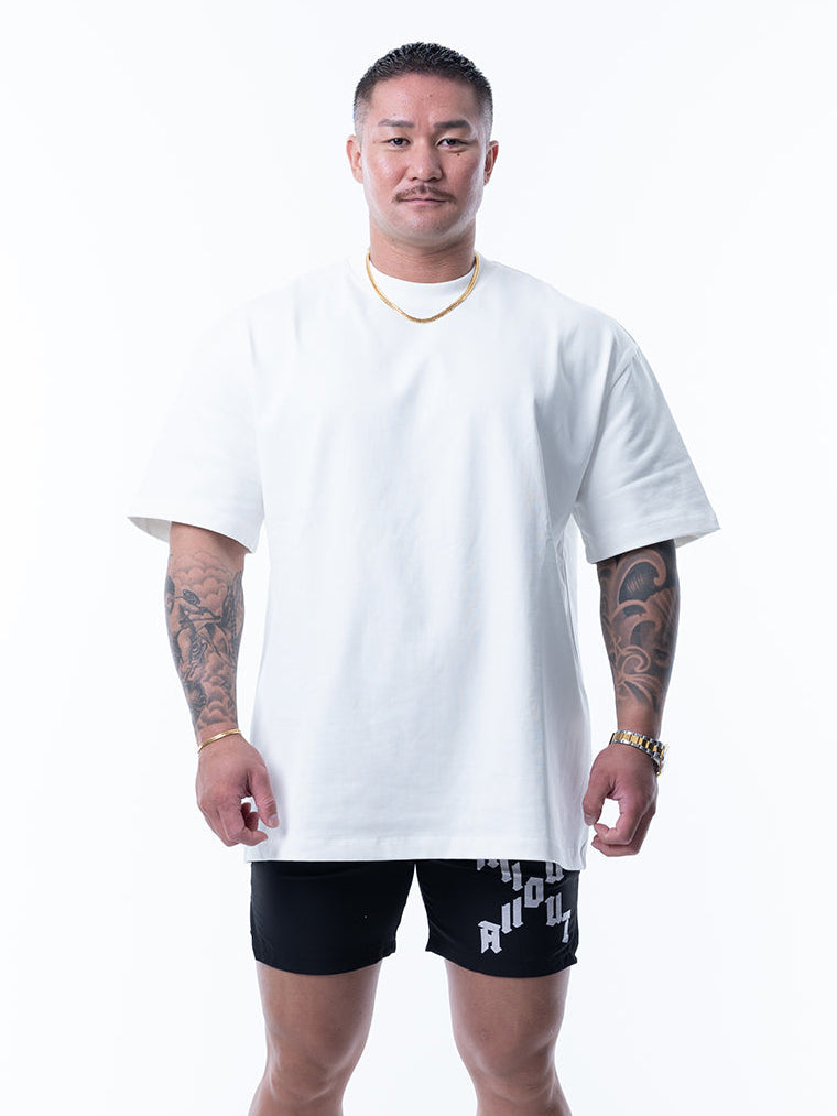 T-shirt DIAGONAL CROSS【WHITE】