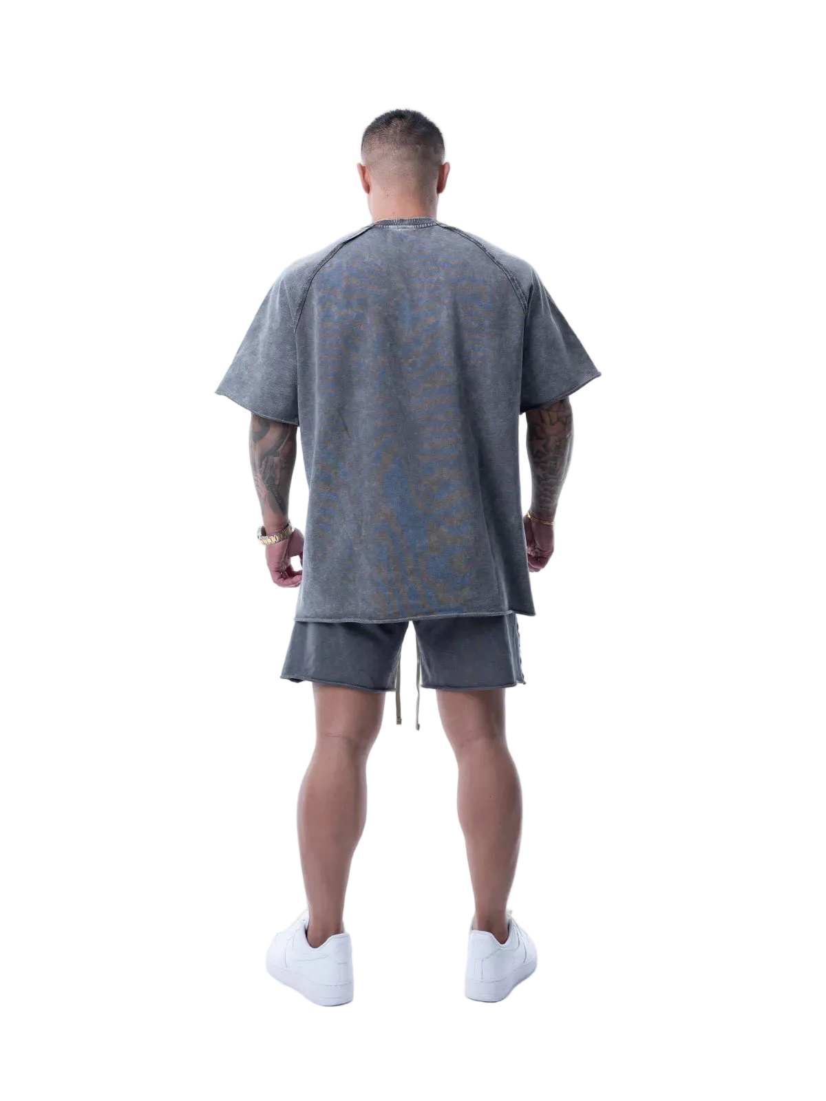 SWEAT TEE | DISTRESSED FLAME