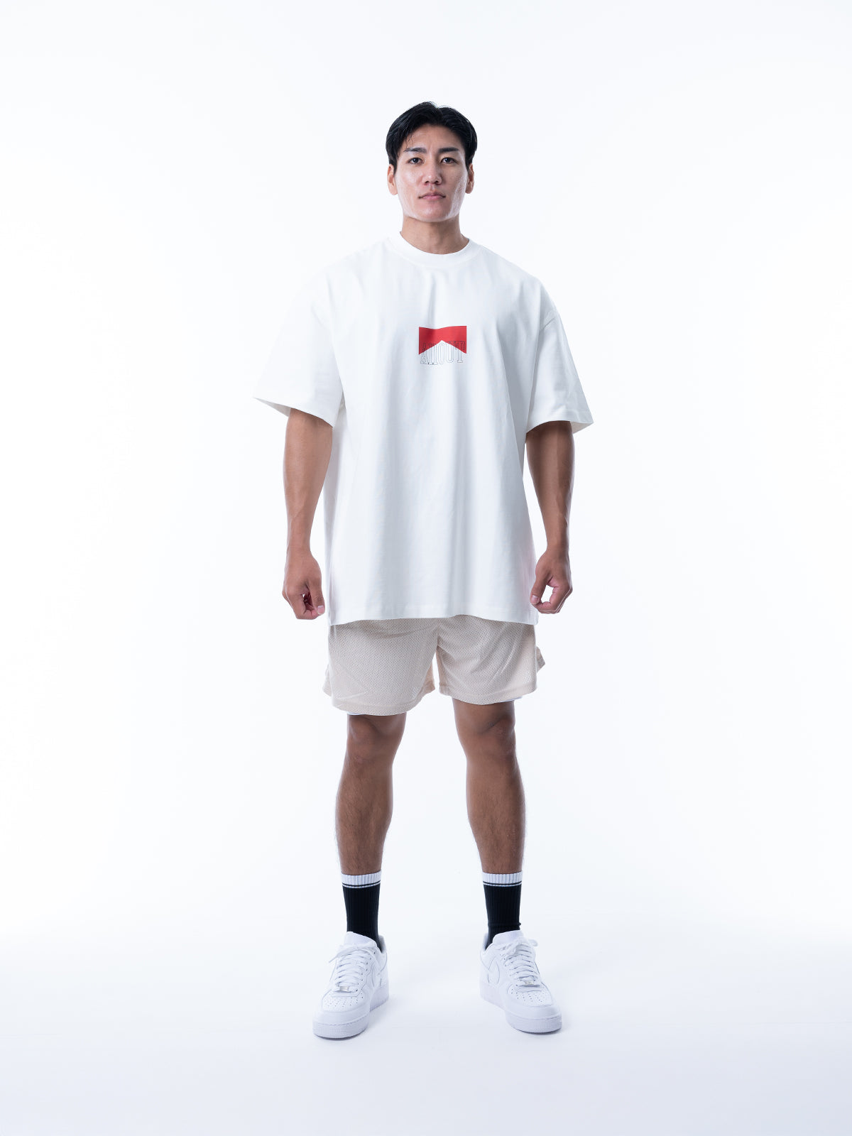 T-shirt CHEVRON EMBLEM【WHITE】