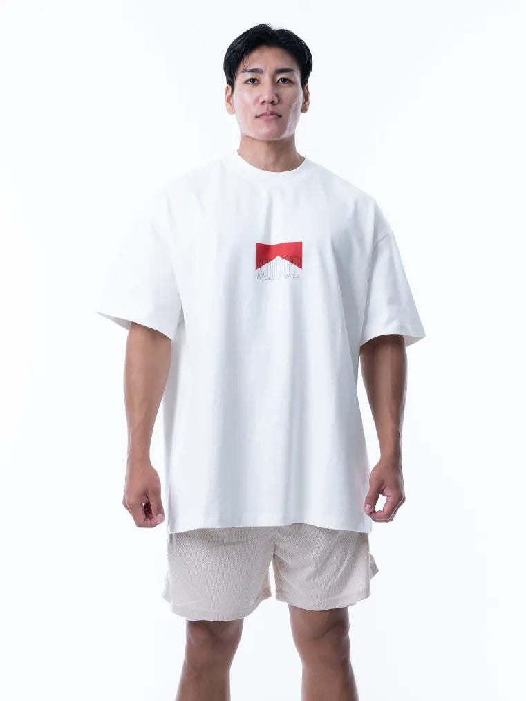 T-shirt CHEVRON EMBLEM【WHITE】