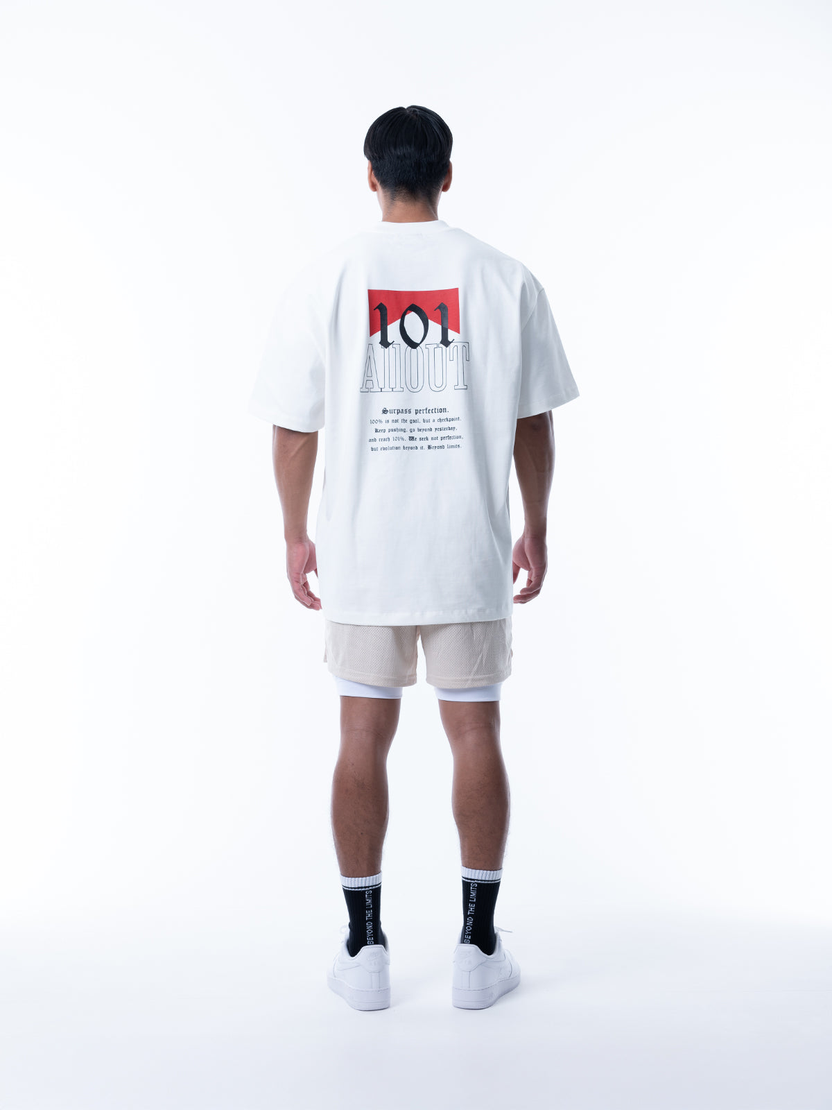 T-shirt CHEVRON EMBLEM【WHITE】