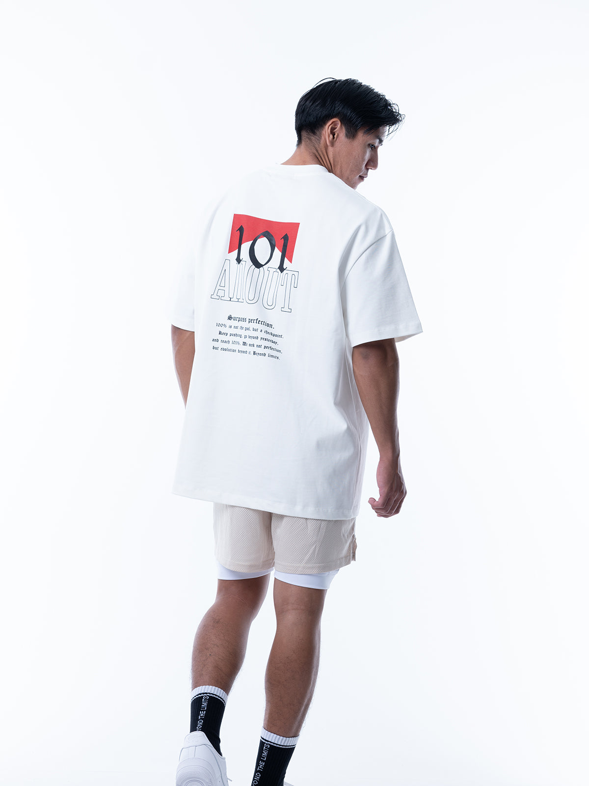 T-shirt CHEVRON EMBLEM【WHITE】