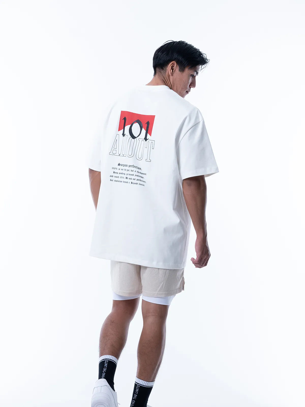 T-shirt CHEVRON EMBLEM【WHITE】