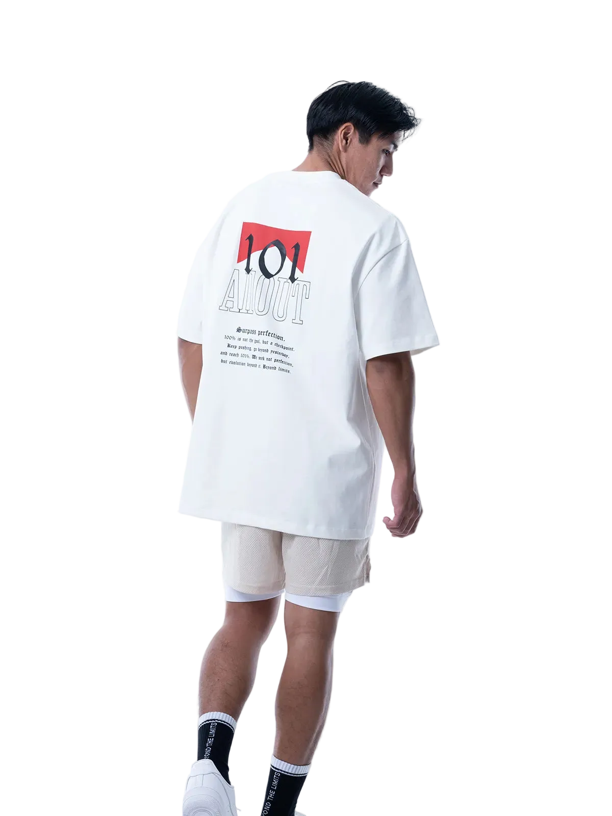 T-shirt CHEVRON EMBLEM【WHITE】