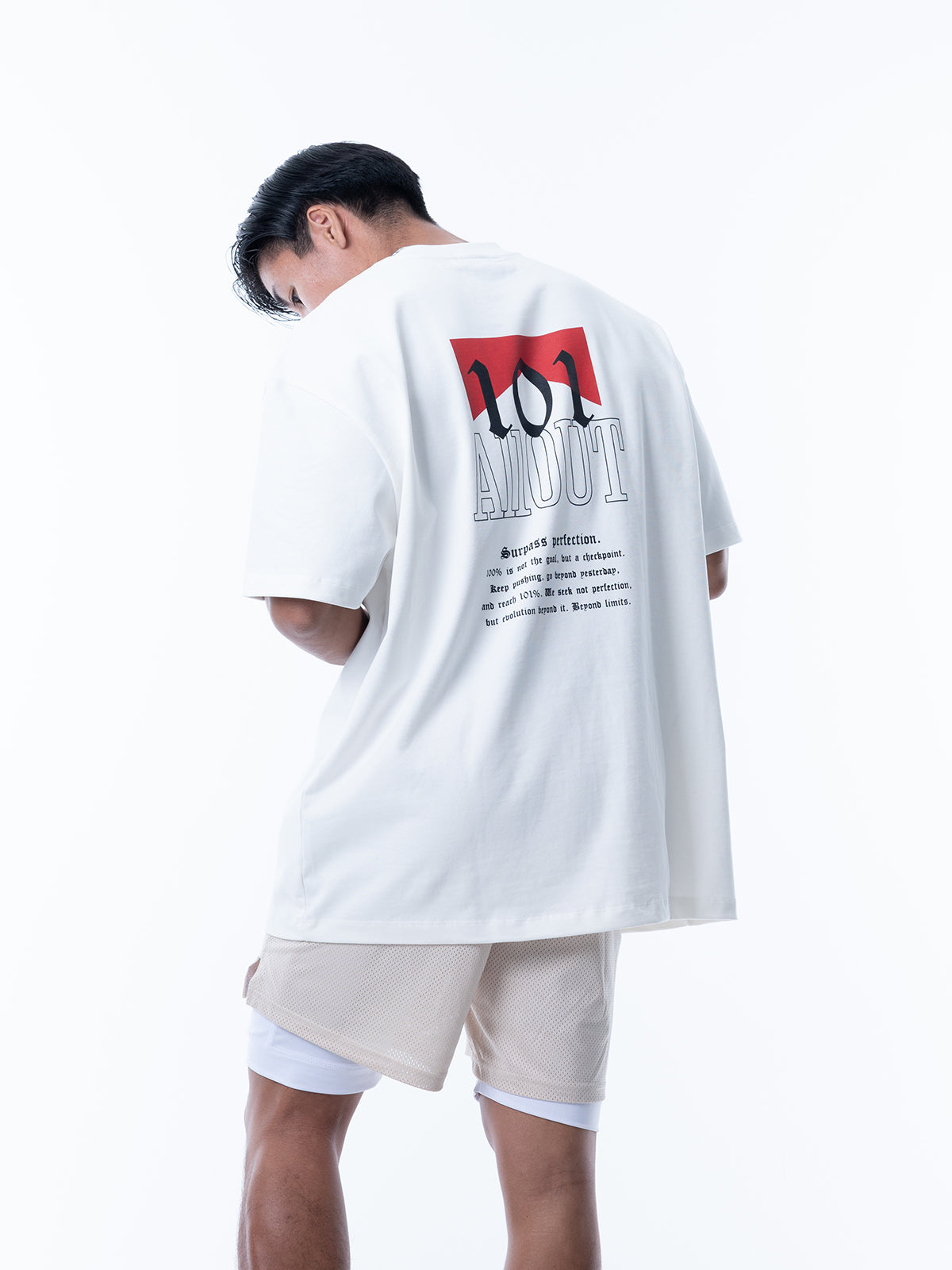 T-shirt CHEVRON EMBLEM【WHITE】