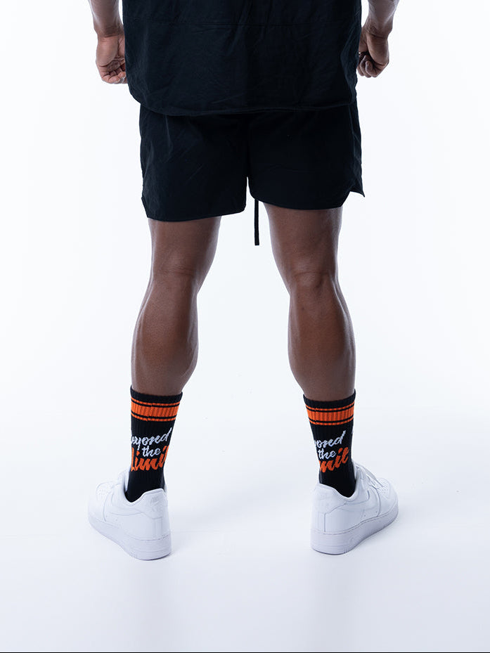 BASEBALL SHORT PANTS BLACK TWILL