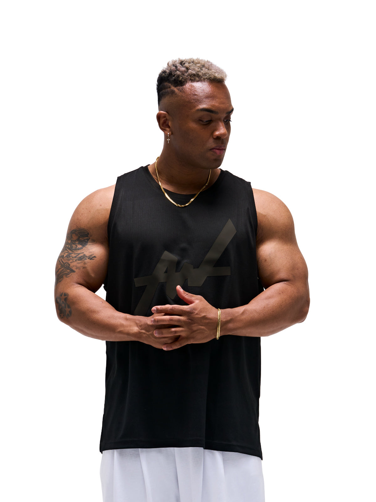 NO SLEEVE BIG LOGO (BLACK)