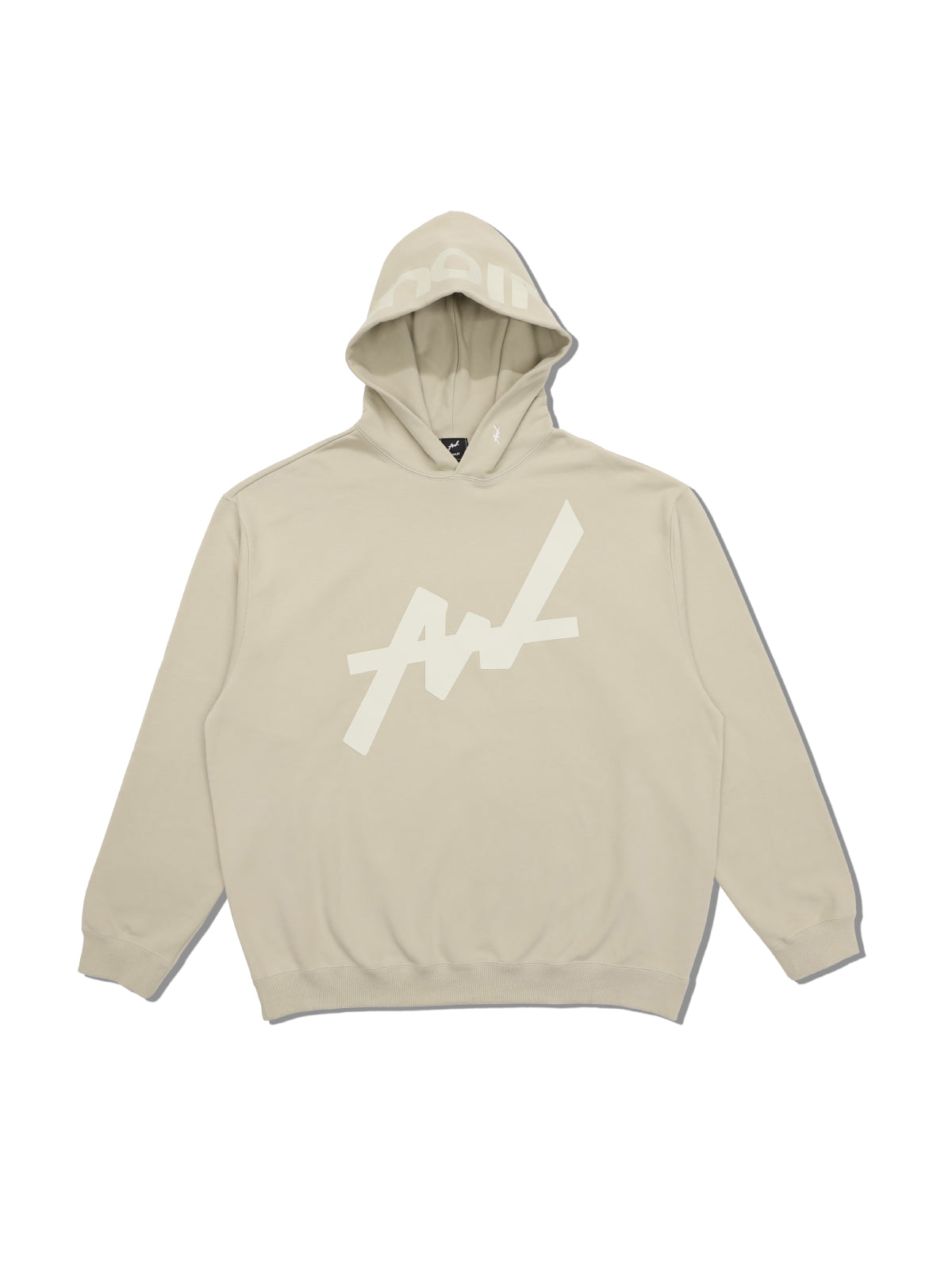 SWEAT HOODIE BIG LOGO(BEIGE)