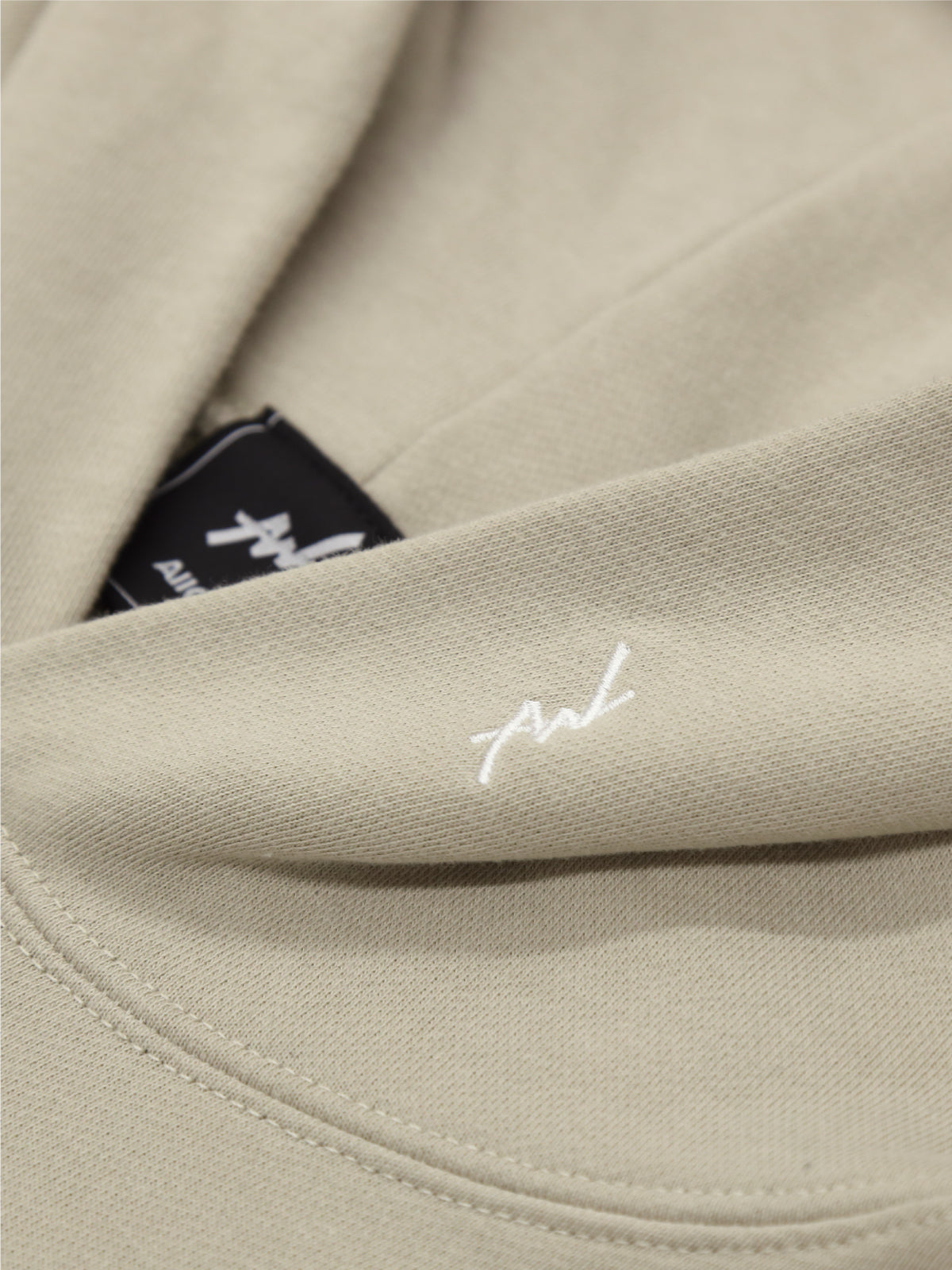 SWEAT HOODIE BIG LOGO(BEIGE)