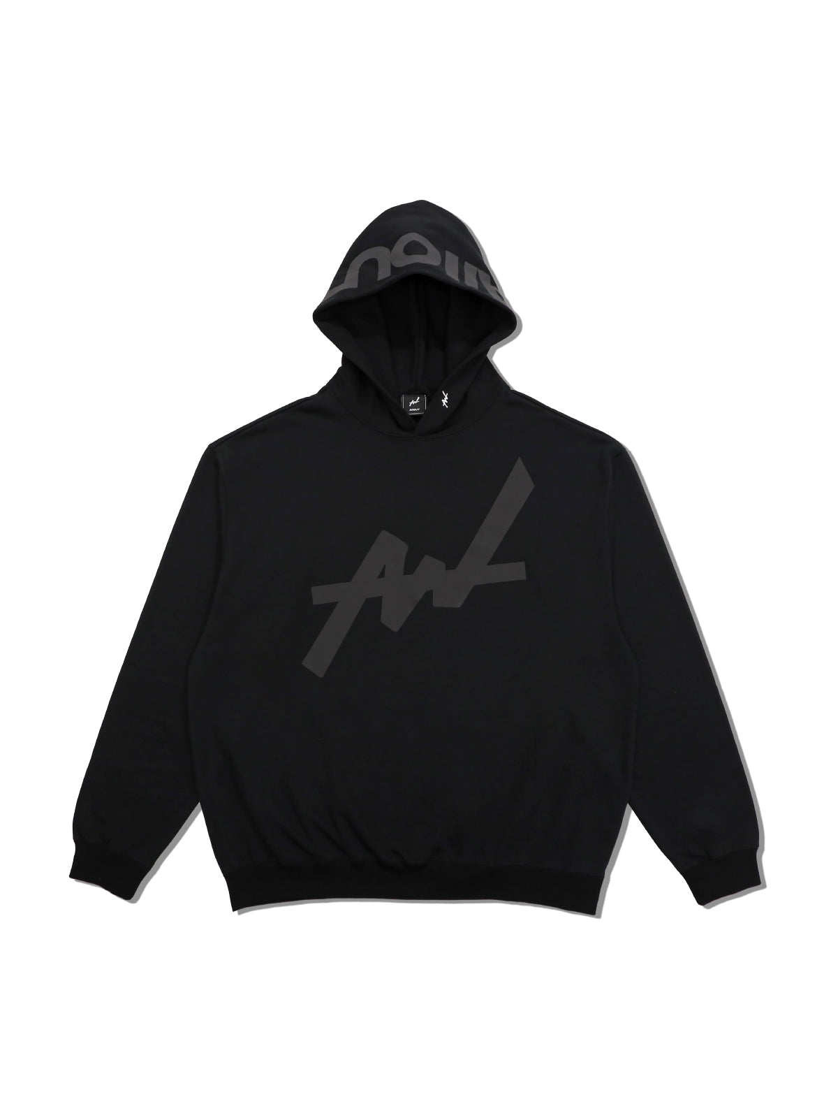 SWEAT HOODIE BIG LOGO(BLACK)