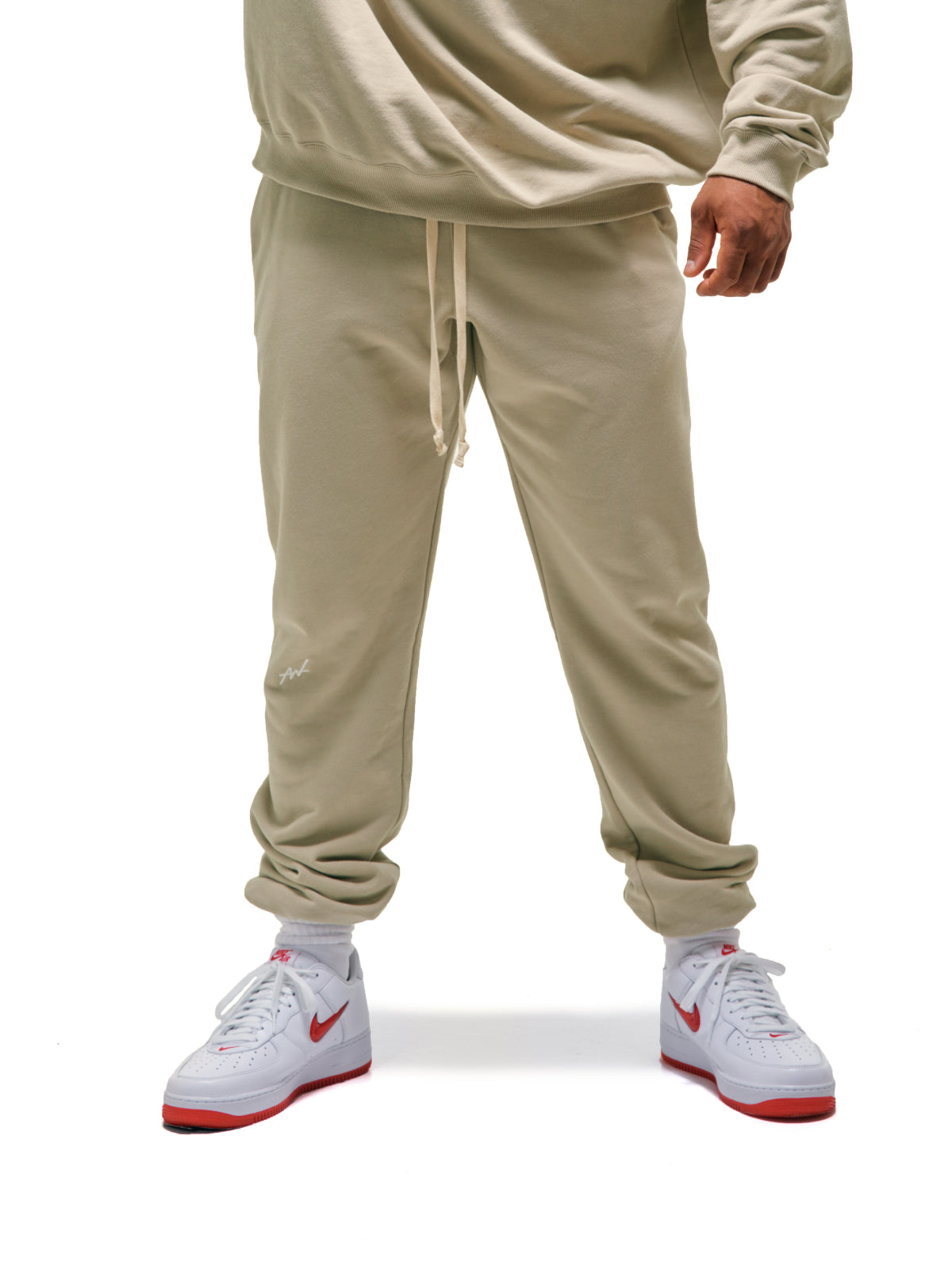 SWEAT PANTS BIG LOGO (BEIGE)