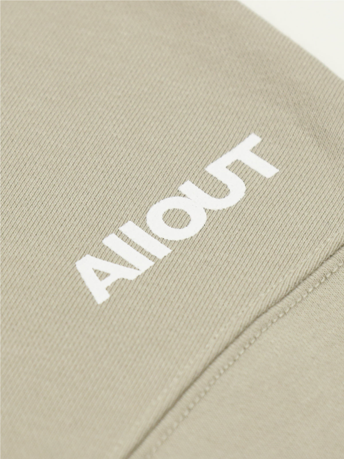 SWEAT SHIRT BIG LOGO(BEIGE)