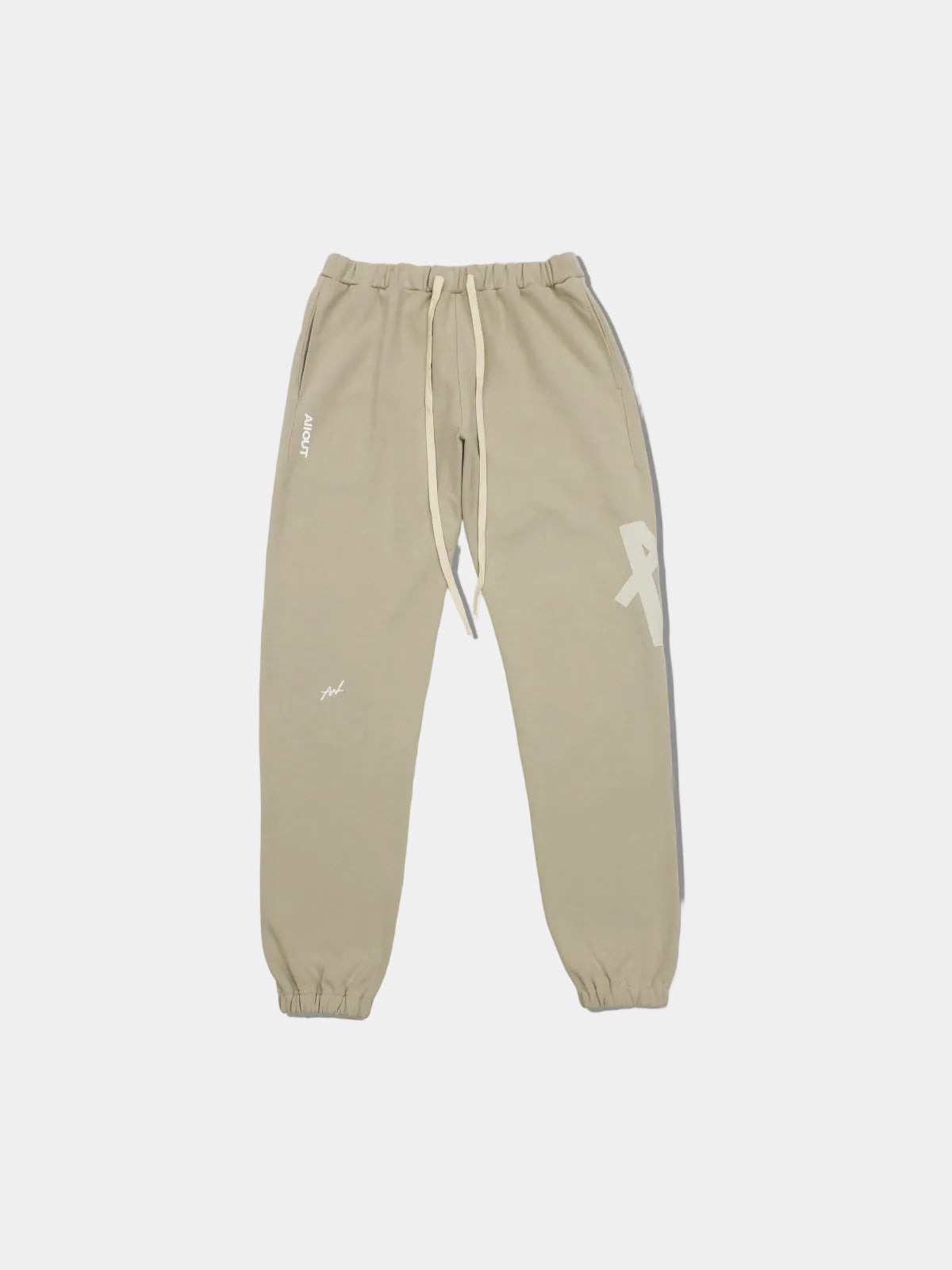 SWEAT PANTS BIG LOGO (BEIGE)
