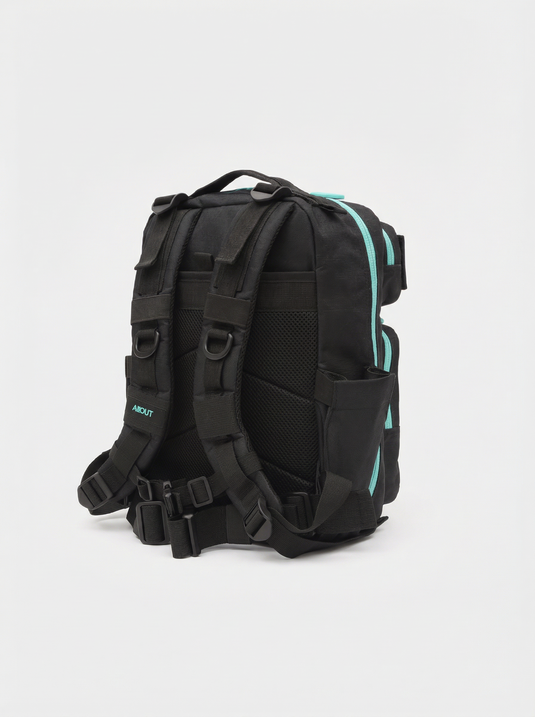 AllOUT BACKPACK 15L BLACK and AQUA