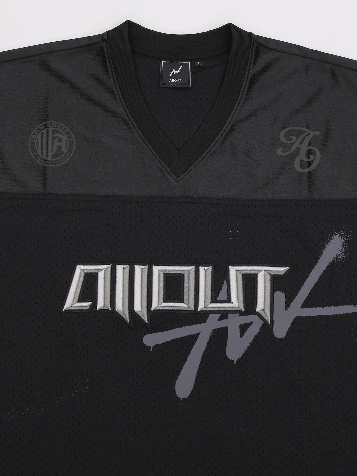 HOCKEY SHIRT STEALTH BLACK ディテール フロント