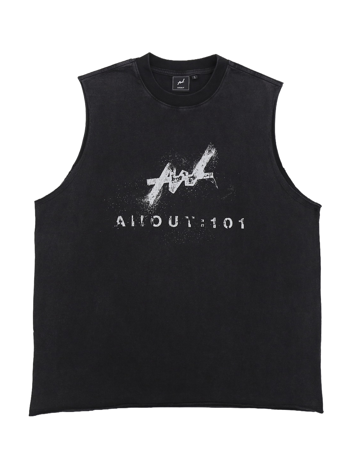 TANK TOP DISTORTION BLACK