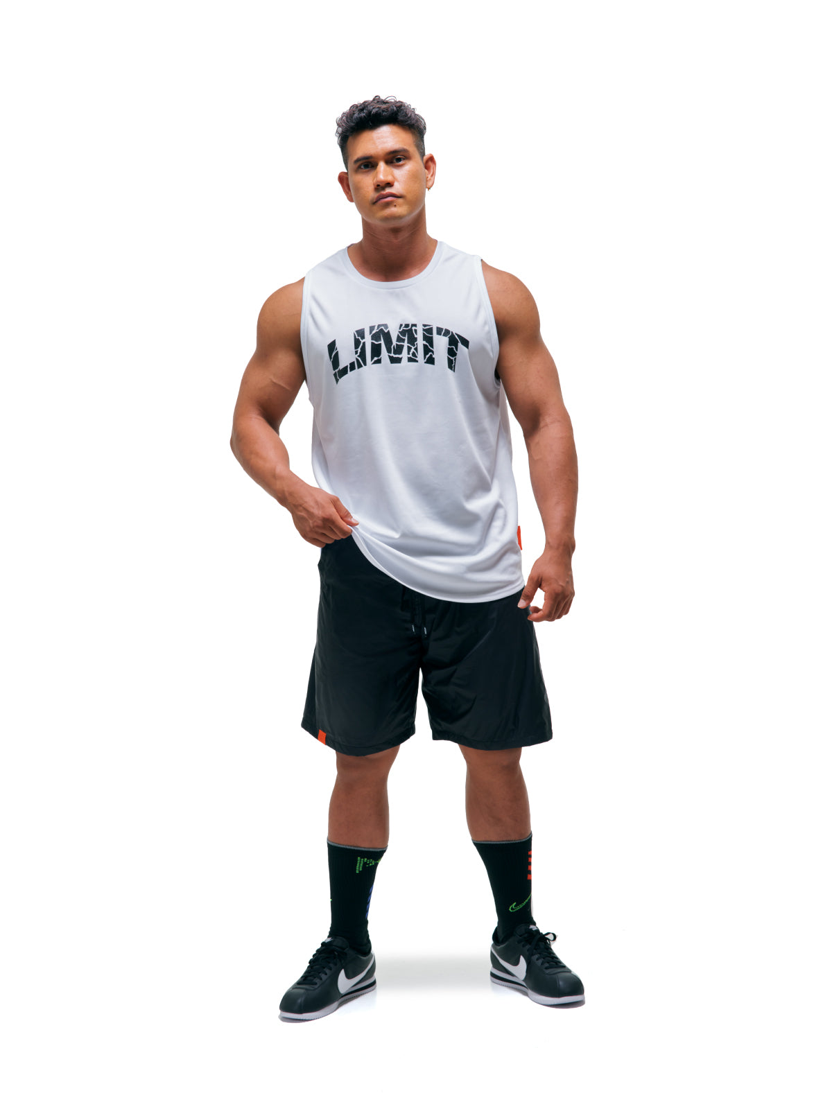 NO SLEEVE LIMIT Orange label(WHITE)