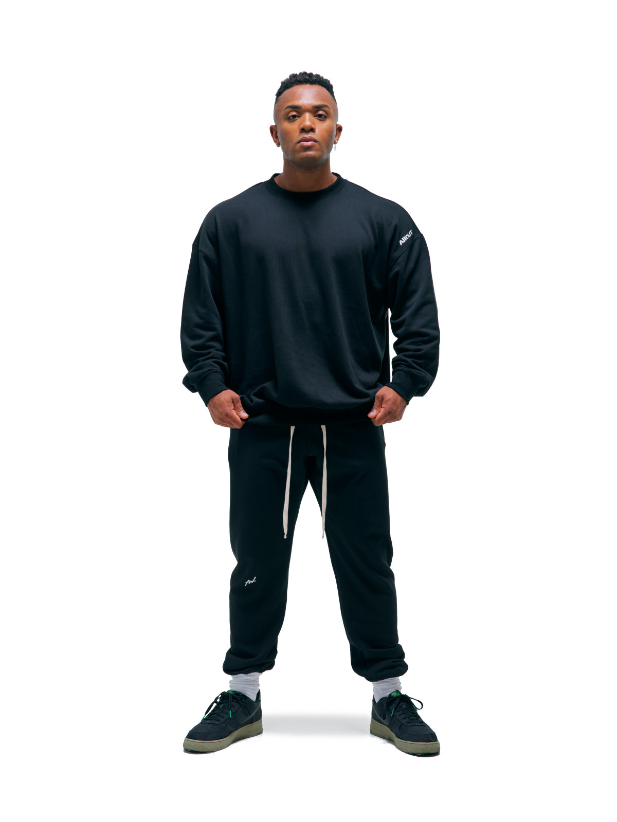 SWEAT SHIRT BIG LOGO (BLACK)