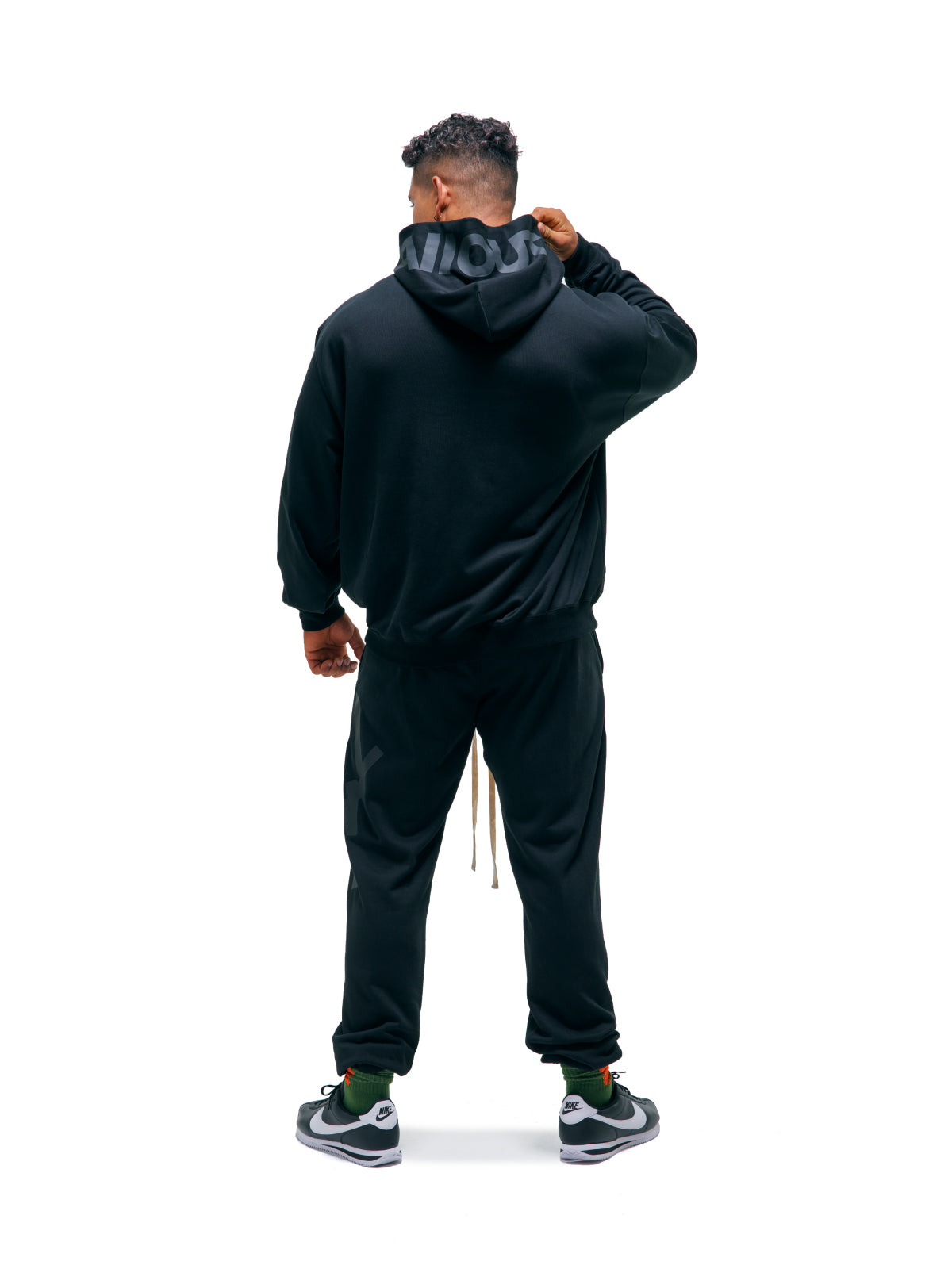 SWEAT PANTS BIG LOGO(BLACK)