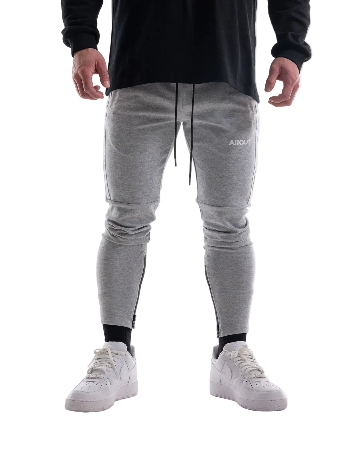 2 LINE STRETCH PANTS(GRAY)