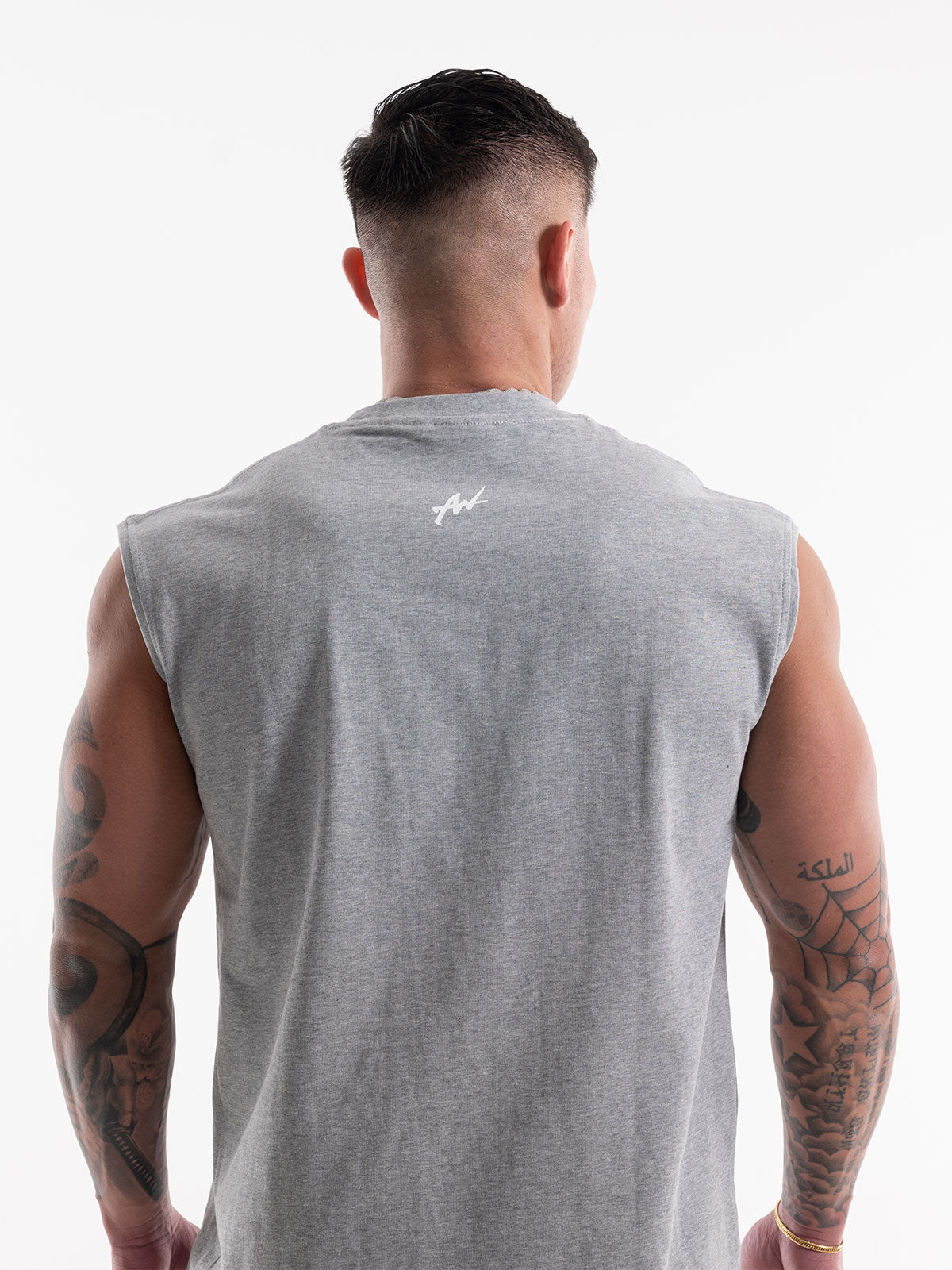 NO SLEEVE HANDCRAFTED LOGO(GRAY)