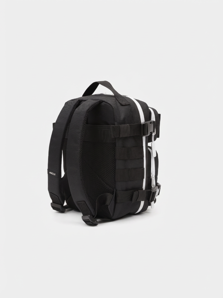 AllOUT BACKPACK 9L BLACK and WHITE