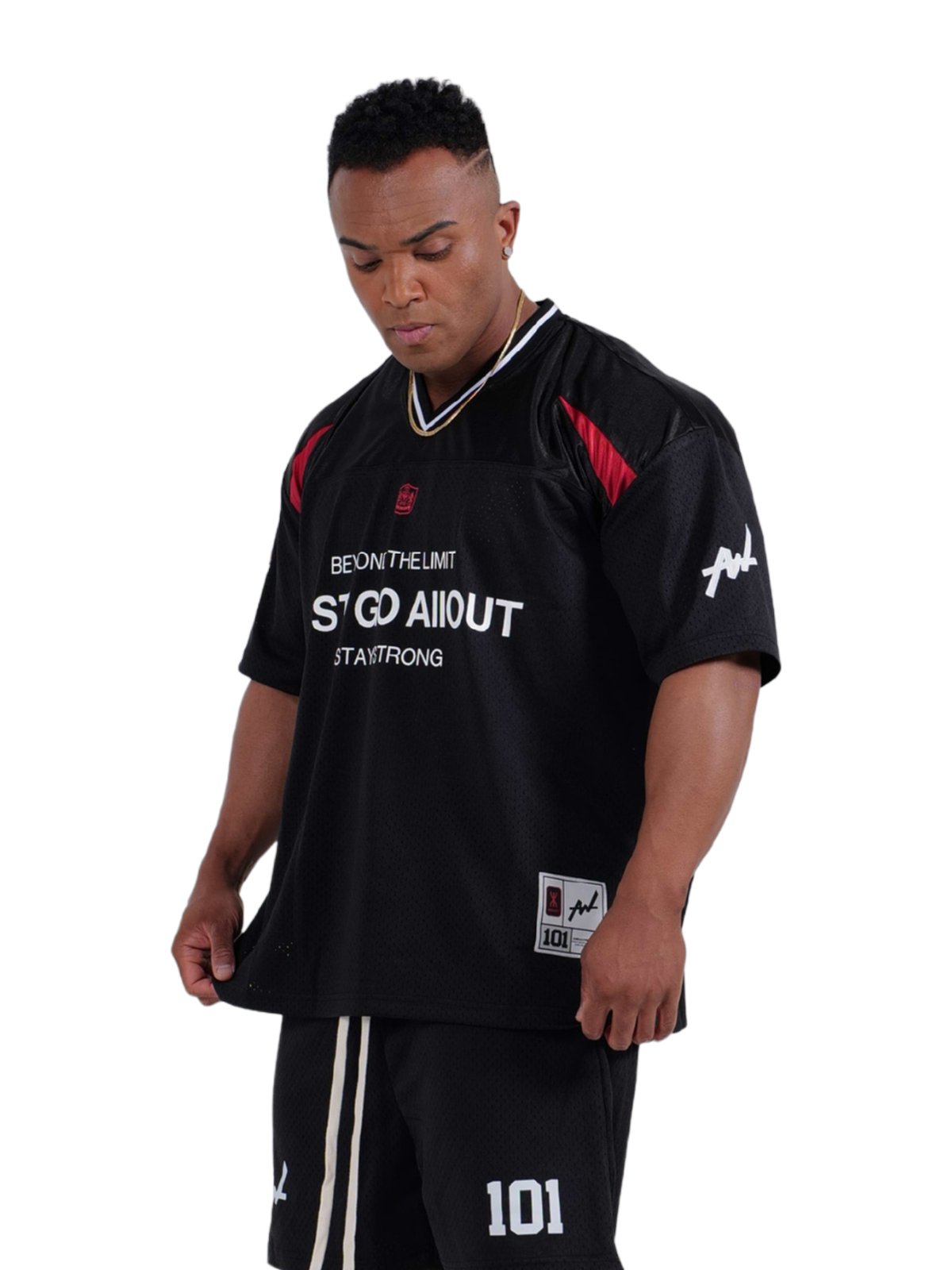 HOCKEY SHIRT ALLOUT 101 モデル着用 フロント
