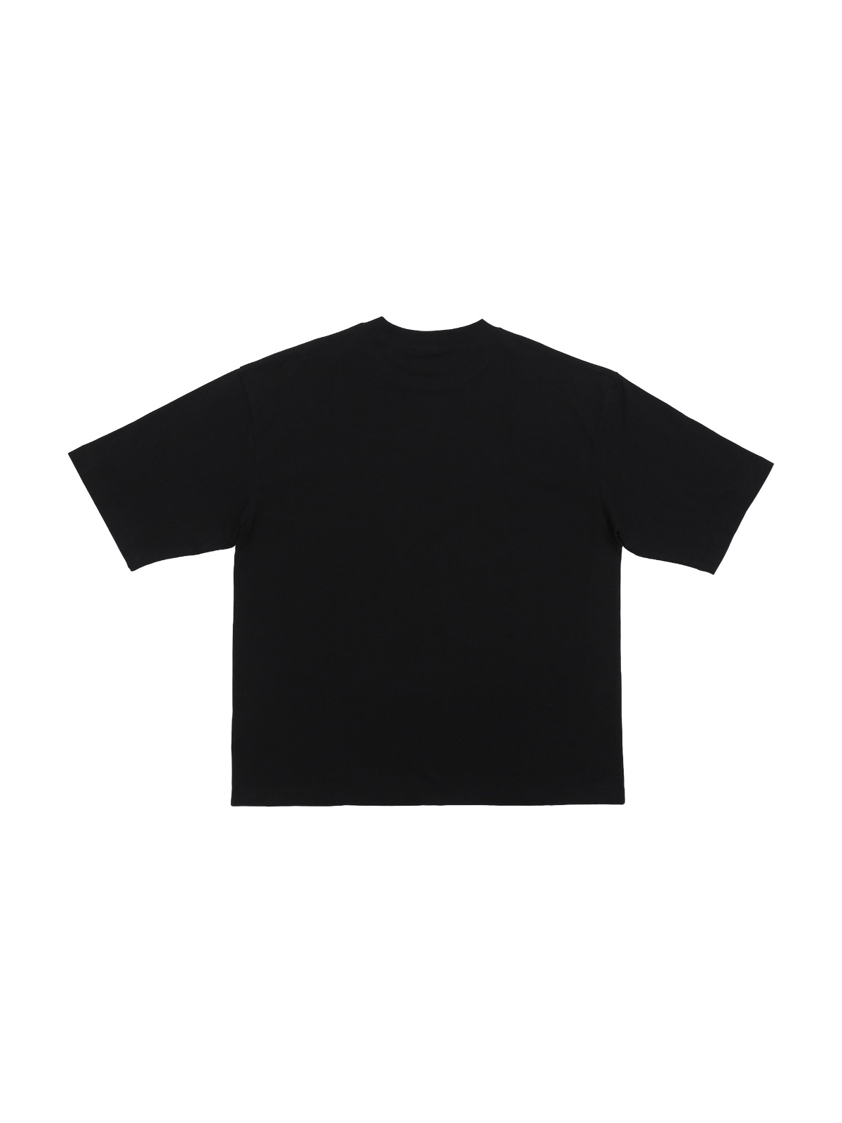 T-SHIRT RACING LOGO BLACK 平置き バック