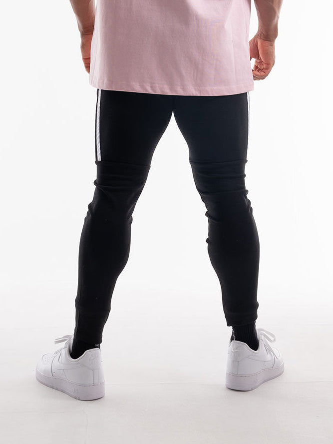 2 LINE STRETCH PANTS(BLACK)