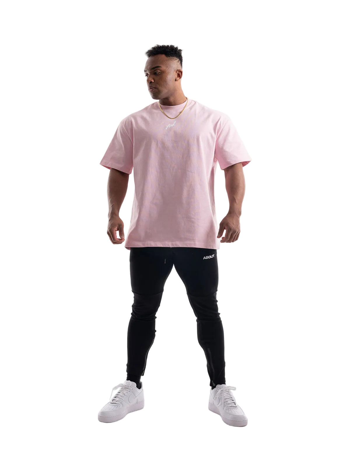 2 LINE STRETCH PANTS(BLACK)