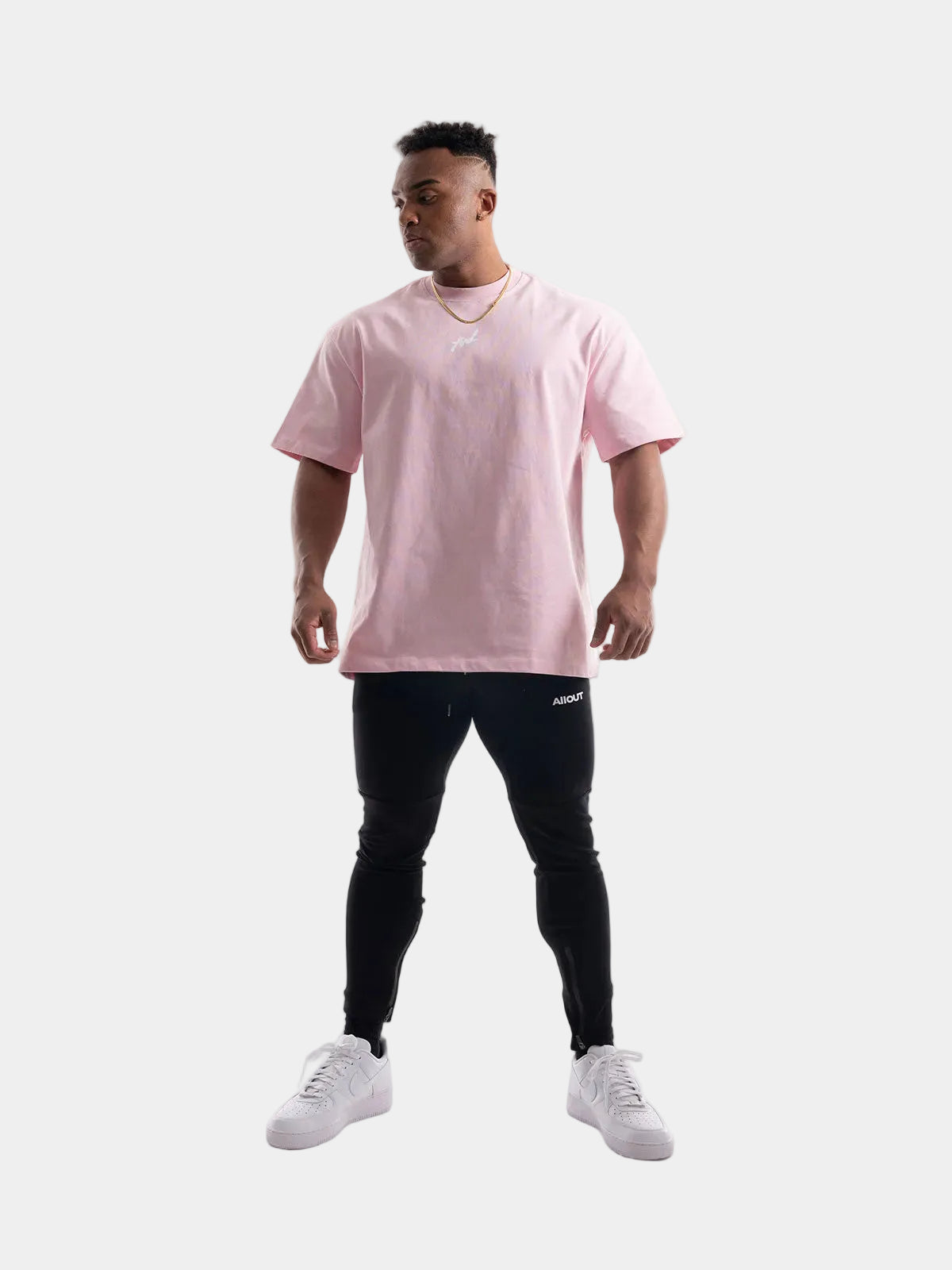 SWEAT PANTS SPRAY (BLACK)