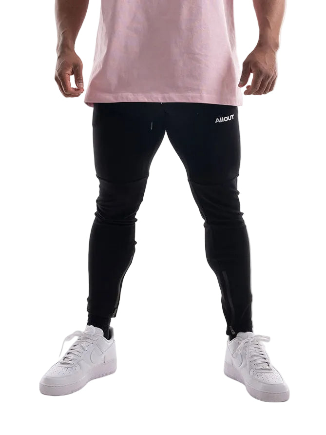 2 LINE STRETCH PANTS(BLACK)