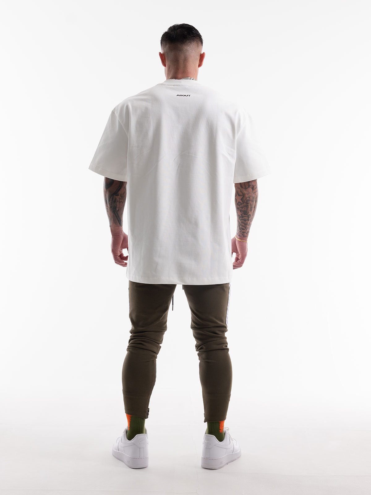 SWEAT PANTS SPRAY (BLACK)