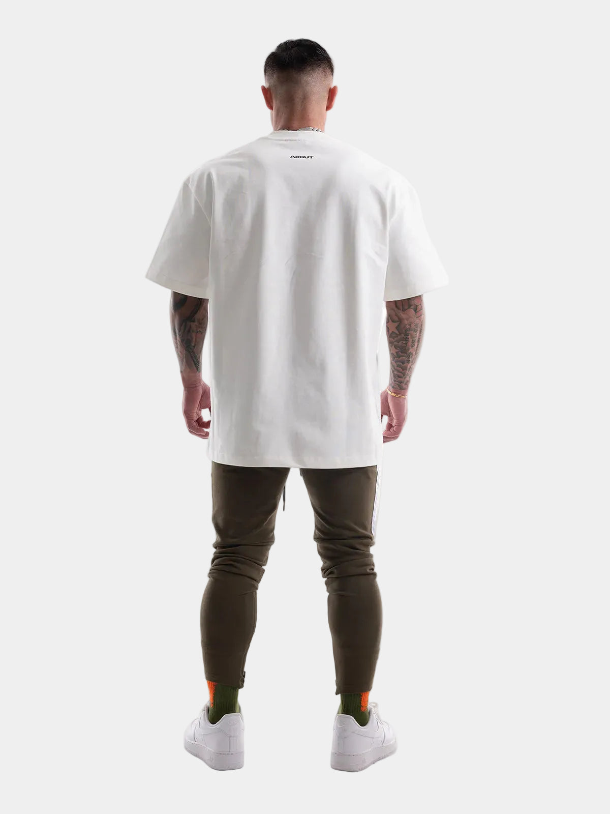 SWEAT PANTS SPRAY (BLACK)