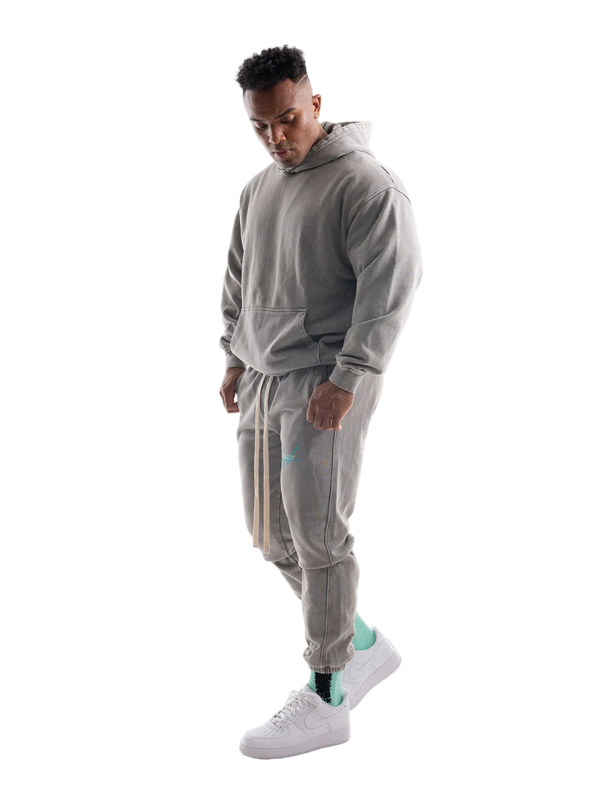 SWEAT PANTS VINTAGE LOGO(LIGHT GRAY)