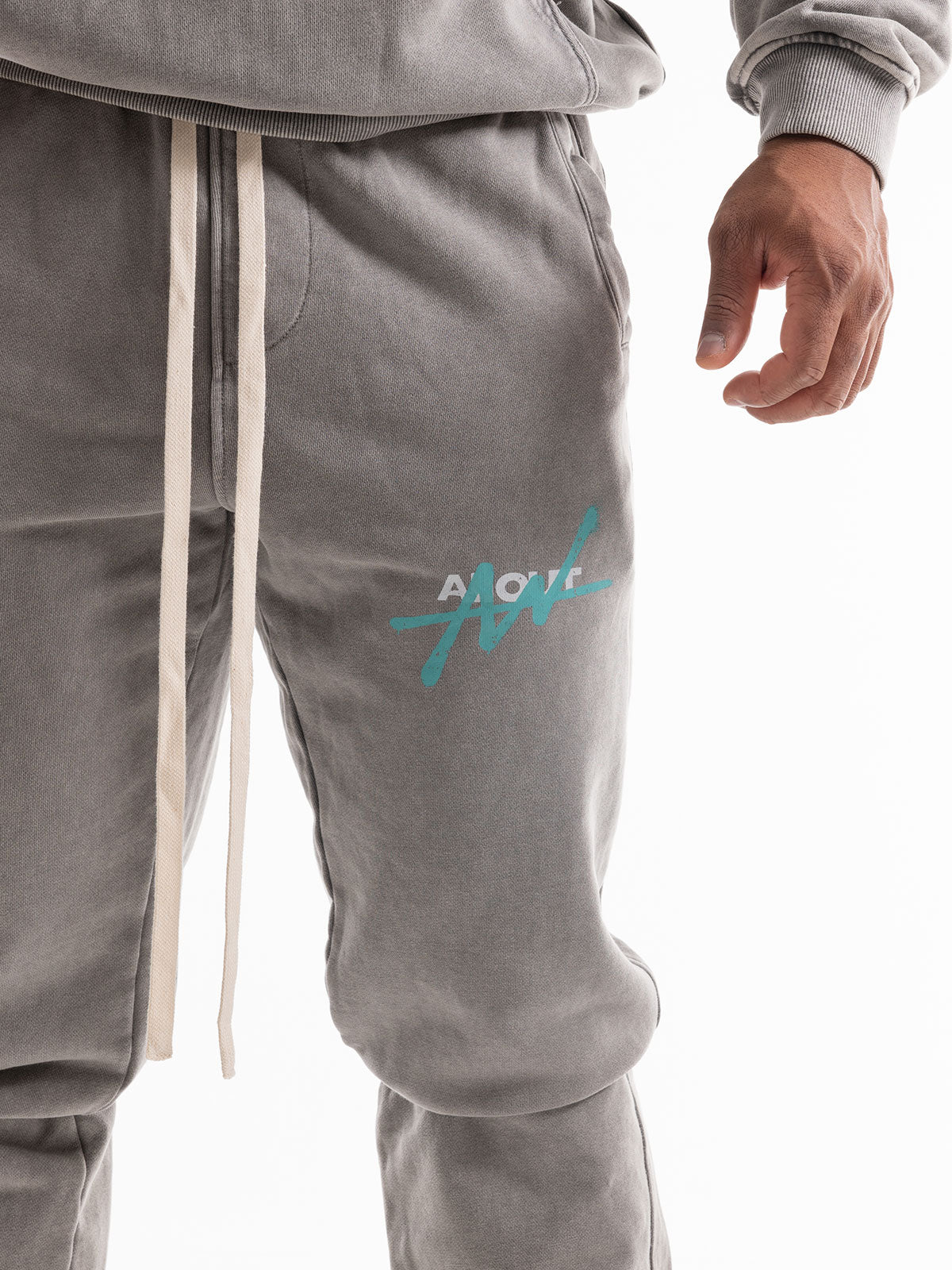SWEAT PANTS VINTAGE LOGO(LIGHT GRAY)