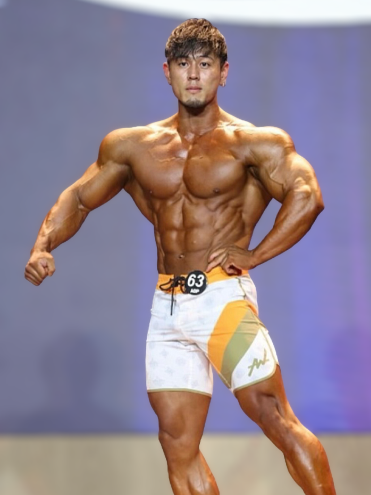 STAGE SHORTS ORANGE STRIKE【APFモデル】