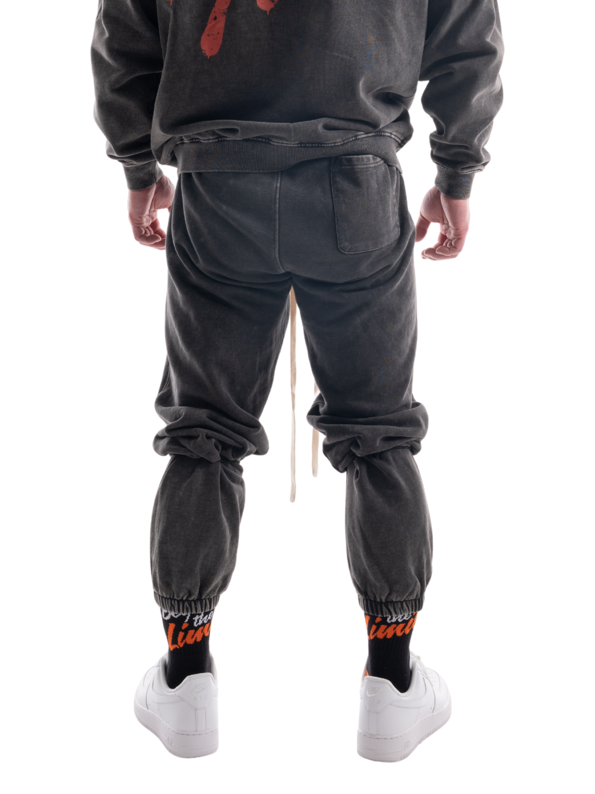 SWEAT PANTS VINTAGE LOGO（DARK GRAY）